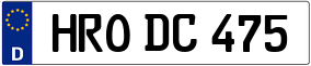 Truck License Plate